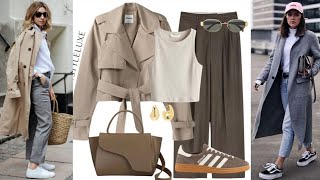 MODA TENDENCIA OTOÑO INVIERNO 20242025 OUTFITS CON ZAPATILLAS DEPORTIVAS PARA MUJERES CHIC [upl. by Anael]