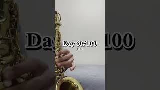 Learning the Alto Saxophone Day 60100 [upl. by Rotkiv]