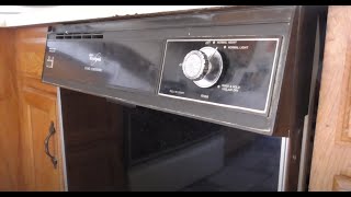 1984 Whirlpool DU3003XL0 Dishwasher Normal Light Cycle [upl. by Eelamme]