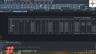 ZWCAD  Part 2 How to Extract the data into EXCEL using DATA EXTRATION free ZWCAD 2021 [upl. by Noemi]