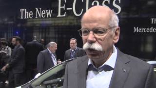 Exclusive Interview Dr Dieter Zetsche Daimler CEO  MercedesBenz NAIAS 2016 [upl. by Dulcia578]