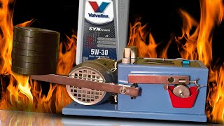 Valvoline Synpower FE 5W30 Engine Oil Test 100°C Piotr Tester [upl. by Anaiad]