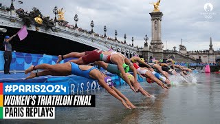 Womens Triathlon Full Final 🥇  Paris Replays [upl. by Zinck]