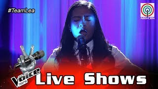 The Voice Teens Philippines Live Show Mica Becerro  Bridge Over Troubled Water [upl. by Briggs]