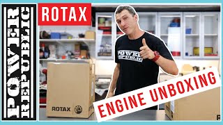 Rotax Senior Max 125 Engine Unboxing  POWER REPUBLIC [upl. by Nicks818]