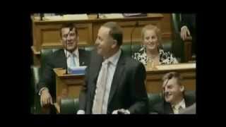 John Key Taunts David Shearer [upl. by Aelam]