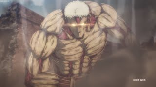 Reiner’s Epic Transformation English Dub 60FPS  Attack on Titan Final Season [upl. by Amleht]