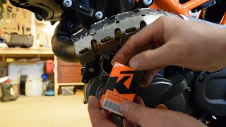 KTM 690 oil change [upl. by Summons]