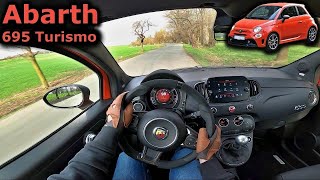 2024 Abarth 695 Turismo  POV test drive [upl. by Norramic]