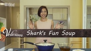 VEGAN SHARKS FIN SOUP RECIPE  VELICIOUS WEBISODE 1 WITH DAVINA GOH [upl. by Annahsat]