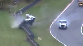 Huge Truck Crash at Brands Hatch [upl. by Suoicul]