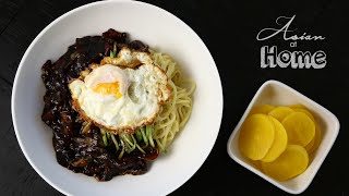 Jjajangmeyon Korean Black Bean Noodles [upl. by Gagnon855]