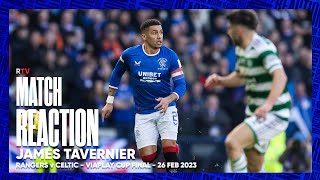 REACTION  James Tavernier  26 Feb 2023 [upl. by Baun]