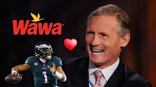 Mike Mayock loves Jalen Hurts and Wawa [upl. by Lon]