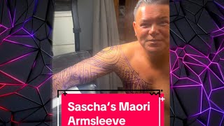 Sacha bekommt ein Maori Sleeve von CoCo SaschaVerrückteTouren [upl. by Cavil]