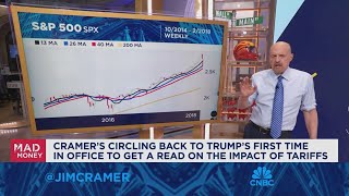 Jim Cramer goes off the charts with the impact of Trump tariffs [upl. by Llemrej]