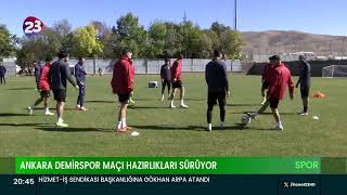 Ç ELAZIĞSPOR KARŞILAŞACAĞI ANKARA DEMİRSPOR MAÇI HAZIRLIKLARINI SÜRDÜRÜYOR [upl. by Winnah600]