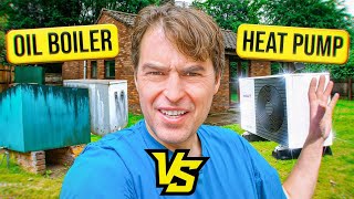 Heat Pump vs Oil Boiler Its a no brainer [upl. by Ennovihc]