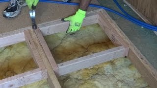 How to repair or replace a damaged section of subfloor [upl. by Ulah]