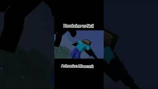 Herobrine vs Null fight [upl. by Gensler]