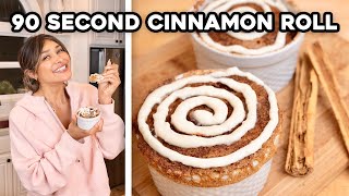 Cinnamon Rolls in 90 Seconds Sugar Free Low Carb and Keto Friendly Recipe [upl. by Audi54]