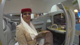 Conhecendo a primeira classe da Emirates Airlines [upl. by Inobe]