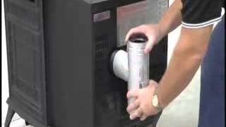 Installing A Pellet Vent Pro Stove Adapter [upl. by Waxman]