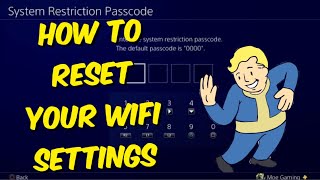 How To Reset WiFi Settings On PS4 [upl. by Jade166]