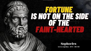 Sophocles Quotes best quotes From The Ancient Greek Tragedian [upl. by Femmine]