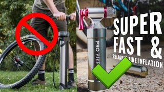 Easiest Way To Seal MTB Tubeless Tires  Done In 3 Seconds  CO2 Tire Inflator Must Have Tool [upl. by Ellenar25]