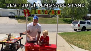 BEST way to make a Lemonade Stand  Build it Sturdy Portable Quick Easy and Cheap  DIY  Crates [upl. by Bunni237]