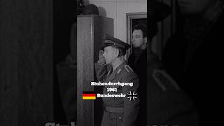 Stubendurchgang der Bundeswehr 1961 🦅🇩🇪 militär soldaten tradition geschichte bundeswehr [upl. by Aray]