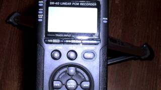 Tascam DR40 Guitar Recording Test 1mov [upl. by Erving874]