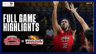 BRGY GINEBRA vs PHOENIX  FULL GAME HIGHLIGHTS  PBA SEASON 49 GOVERNORS CUP  SEPT 6 2024 [upl. by Anelrad9]