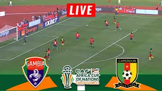 🔴LIVE Gambia vs Cameroon LIVE  CAF African Cup Of Nations 2024  Match Today⚽🎬 [upl. by Babb]