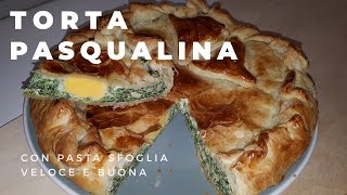 Torta Pasqualina con pasta sfoglia [upl. by Doowron]