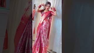 latest silk banarasi pink saree  Rohit fashion club [upl. by Notneuq]