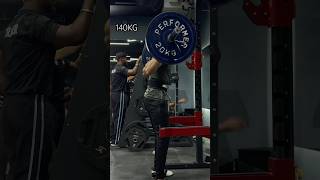 140Kg Squatgymworkout fitnessjourney [upl. by Truk]