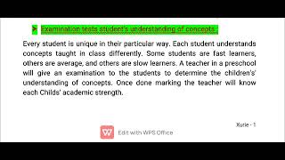 Essay on Importance of Examination in Students Life [upl. by Alameda23]