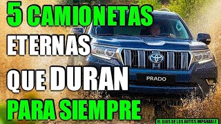 5 CAMIONETAS ETERNAS QUE DURAN PARA SIEMPRE  EL DIOS DE LOS AUTOS IMPARABLE [upl. by Llennoc]