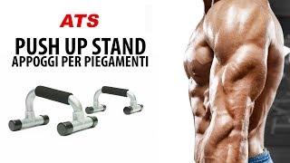 Allenamento PETTORALI e TRICIPITI con PUSH UP Stands [upl. by Eirod]