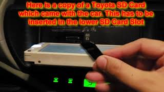 Toyota NSCPW62 SD Card ErrorMissing in URDUHINDI [upl. by Eelrefinnej]