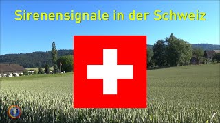 Bedeutung der Sirenensignale in der Schweiz [upl. by Adias529]