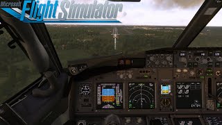 Realistic Sunset Landing into Nantes Atlantique  Ryanair 737800  Microsoft Flight Simulator 2020 [upl. by Ainola]