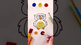 Paint and Learn Colors kids kidslearning kidsactivities painting educationalplay sensoryplay [upl. by Ruy]