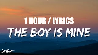 Ariana Grande  the boy is mine 1 HOUR LOOP Lyrics [upl. by Kina823]