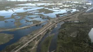 Landing at the Chinggis Khaan International Airport in Ulan Bator Mongolia [upl. by Yenaled151]