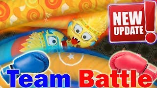 Wormateio © Wormateio Team Battle Multiplayer Red vs Blue  Wormate Newest Update Play 2017 ✓ [upl. by Eenar]