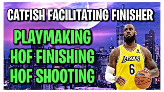 BEST LEBRON JAMES BUILD 2K22 CURRENT GEN CATFISH FACILITATING FINISHER BUILD 2K22 NEXT GEN [upl. by Rebeca]