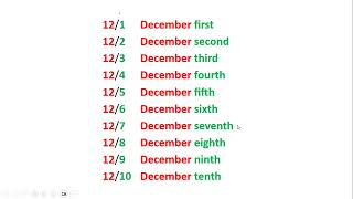 How to Read Dates with Ordinal Numbers BeginnerIntermediate Adult English Vocabulary Practice [upl. by Deeyn775]